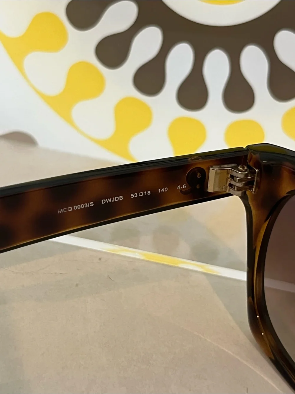 Alexander McQueen Tortoiseshell Sunglasses with Brown Gradient Lenses